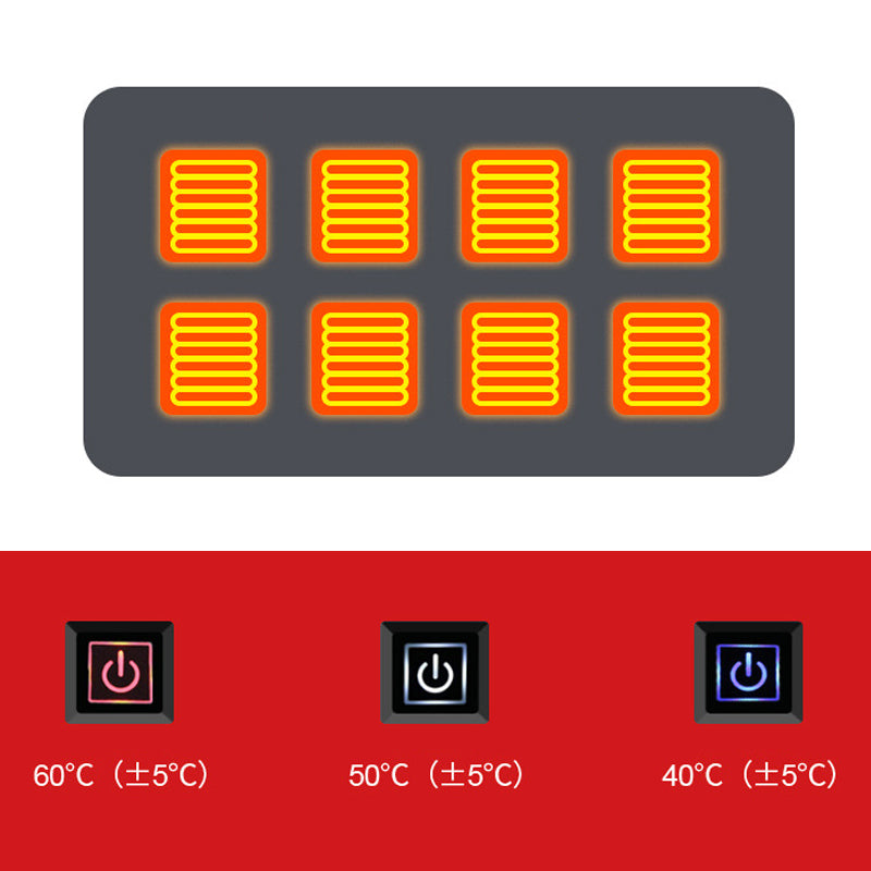 USB-heated fleece shawl with three settings