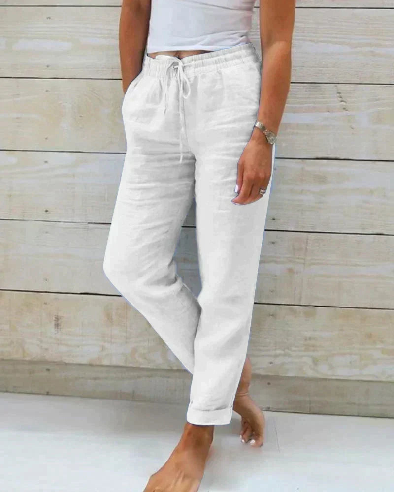 Stylish Linen Trousers for Women – Selina