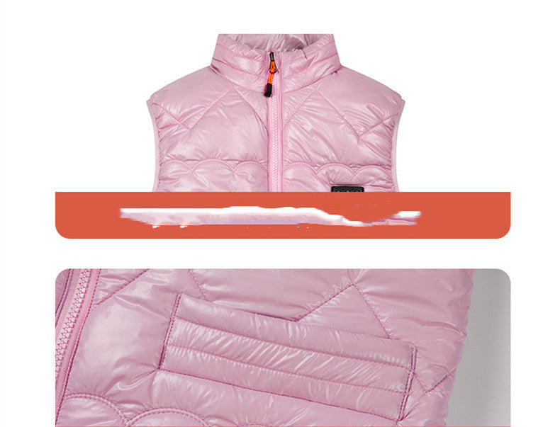 Women's heated cardigan with USB, loose fit and 3 settings