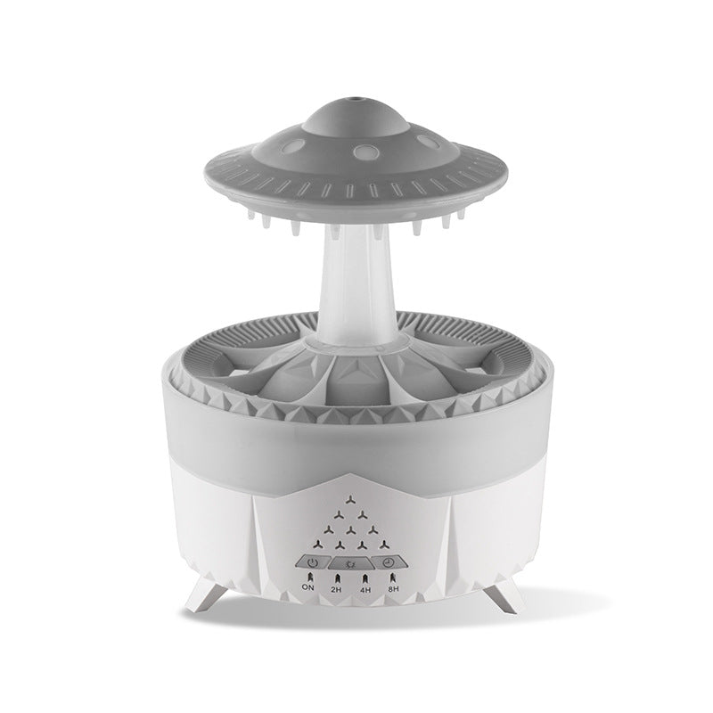 Rain cloud diffuser with remote control, 350 ml and up to 10 hours of rain