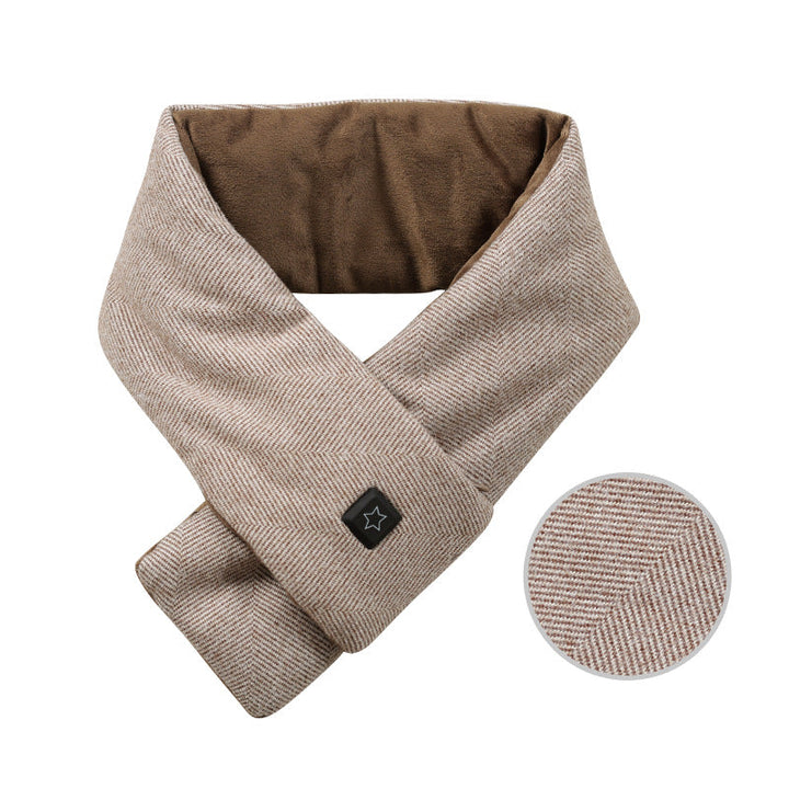 Heated cotton scarf with graphene heating