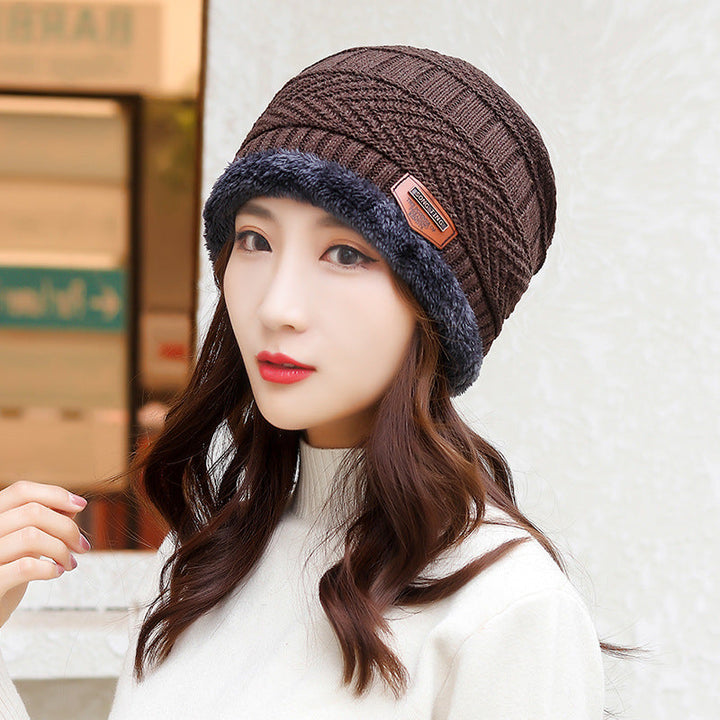 Knitted balaclava with neck warmer – warm and windproof