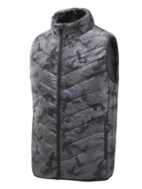 Heated gilet for women and men, also in camouflage