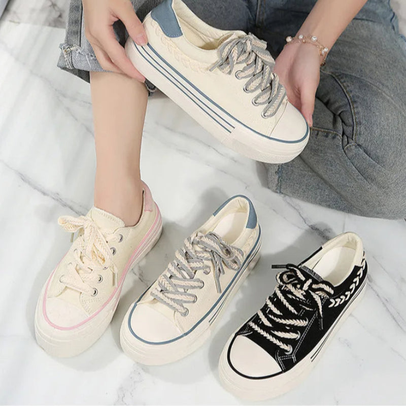 Platform Canvas Sneakers