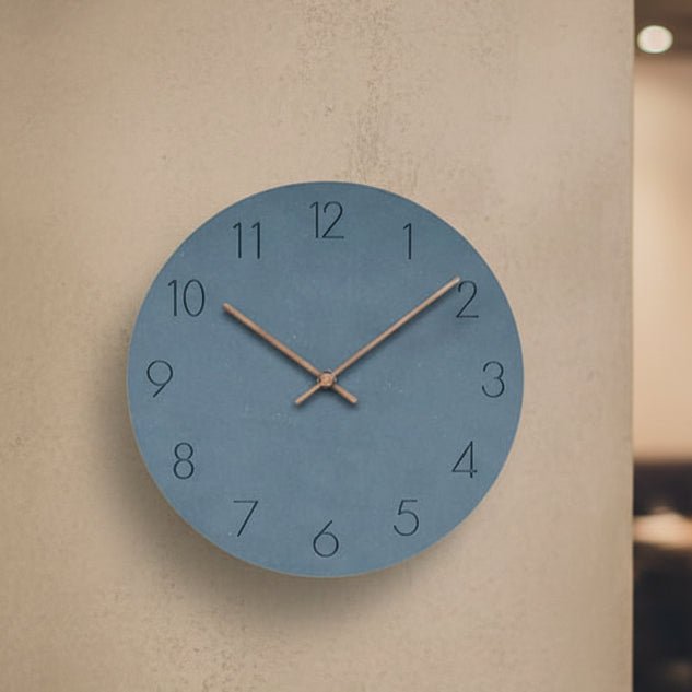 NordWhisper Wall Clock – Silent Nordic-Style Wall Clock for Modern Spaces