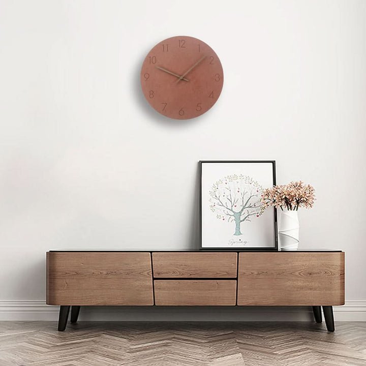 NordWhisper Wall Clock – Silent Nordic-Style Wall Clock for Modern Spaces