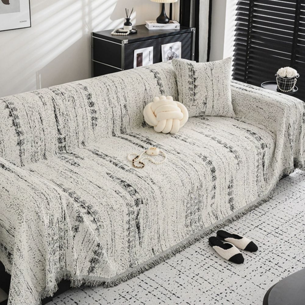 Almond Crest Sofa Cover Elegant Comfort for Your Living Space