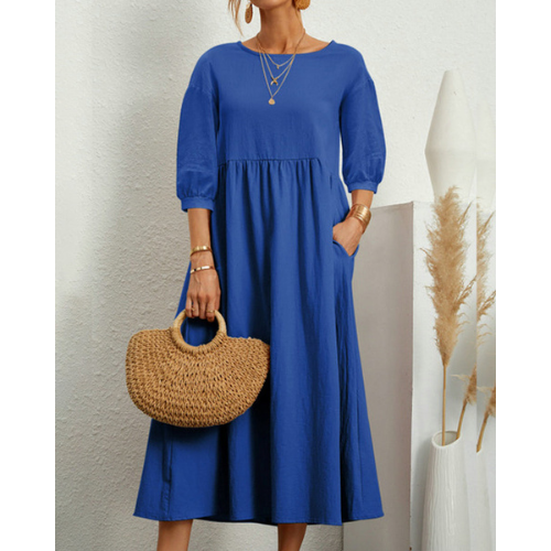 Isabelle – Women's Elegant Smocked Summer Dress | Midi