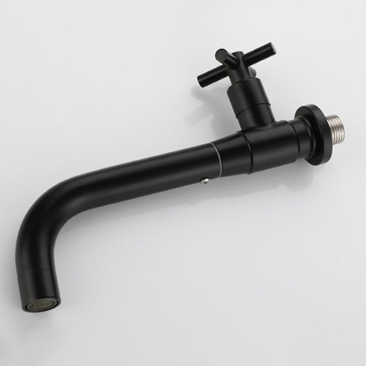 Modern Single-Lever Wall-Mounted Basin Mixer Tap with 1 Hole