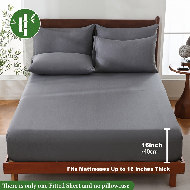 Bamboo Fibre Fitted Sheet Summer Edition – Luxurious Breathable Comfort