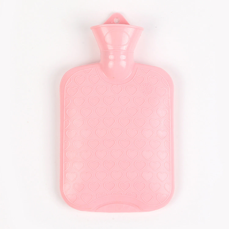 Transparent PVC hot water bottle, 1 or 2 litres