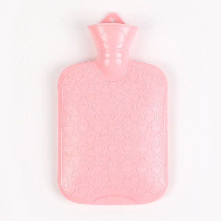 Transparent PVC hot water bottle, 1 or 2 litres