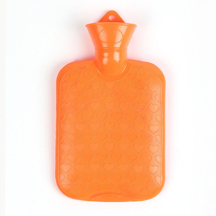 Transparent PVC hot water bottle, 1 or 2 litres