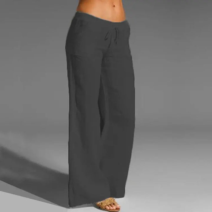 Women's Linen Casual Loose Summer Trousers Effortless Cool for Warm-Weather Days