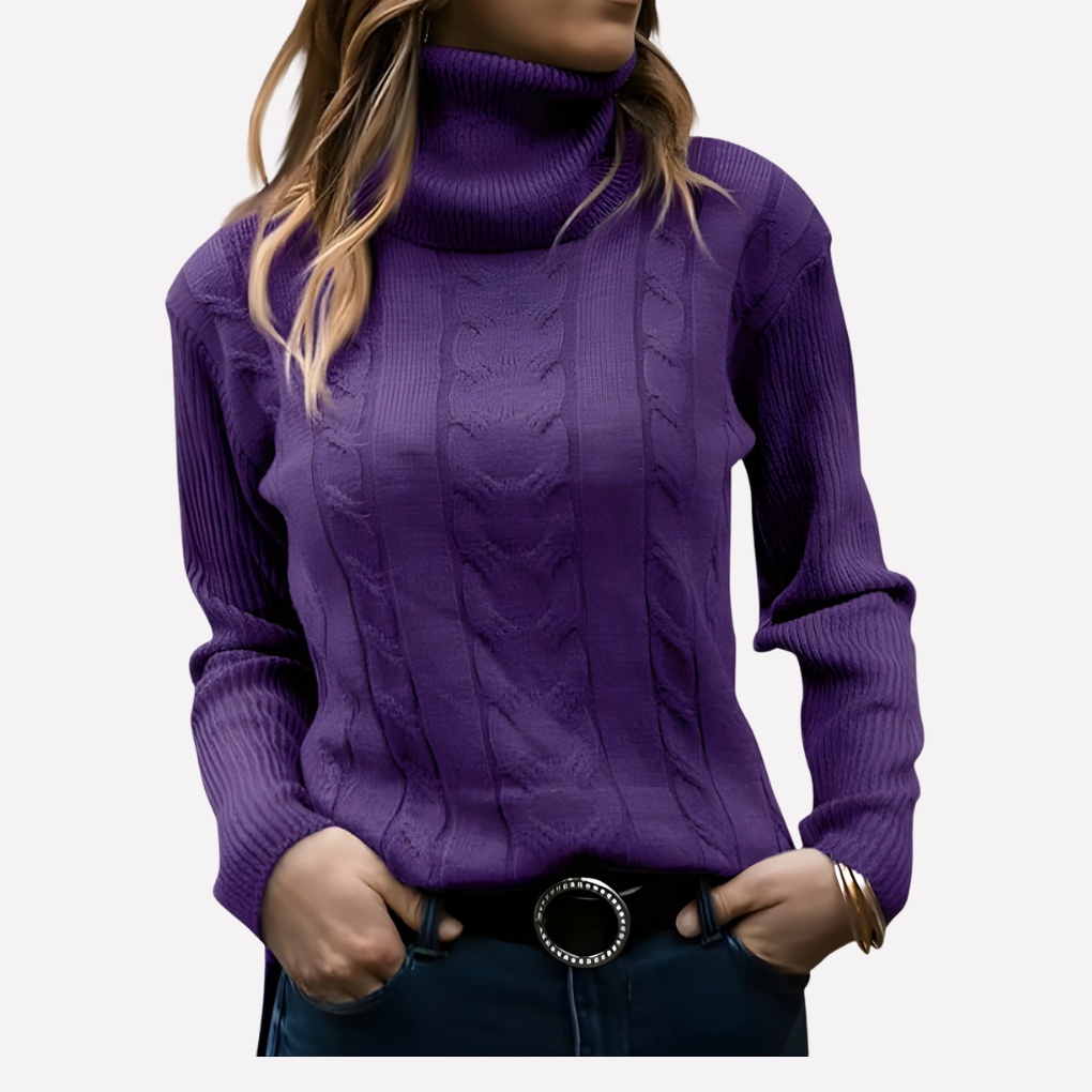 Women’s Turtleneck Pullover – Relaxed Everyday Style