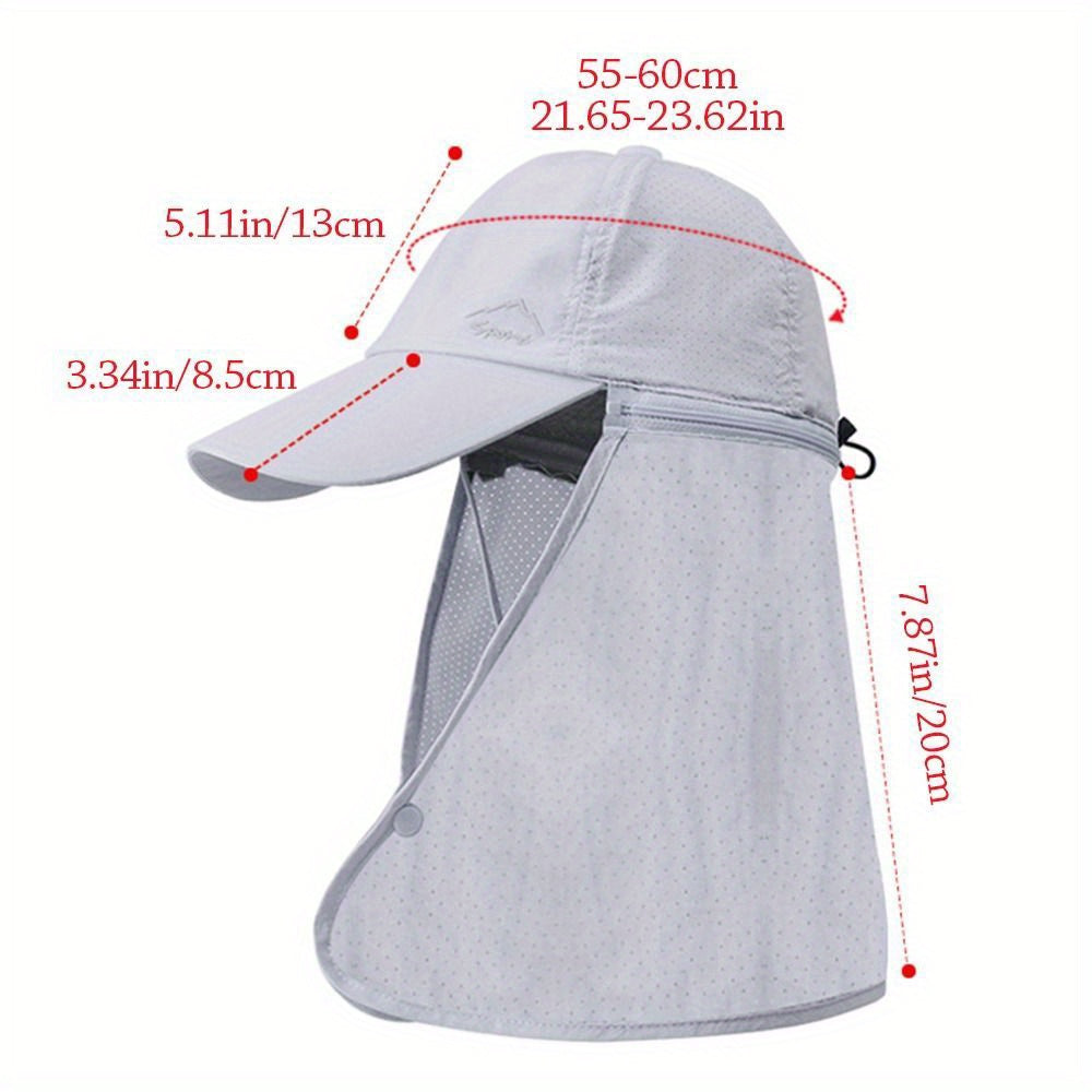 Trucker Hat with UV Protection and Neck Protection for Outdoor Adventures - SchattenPro