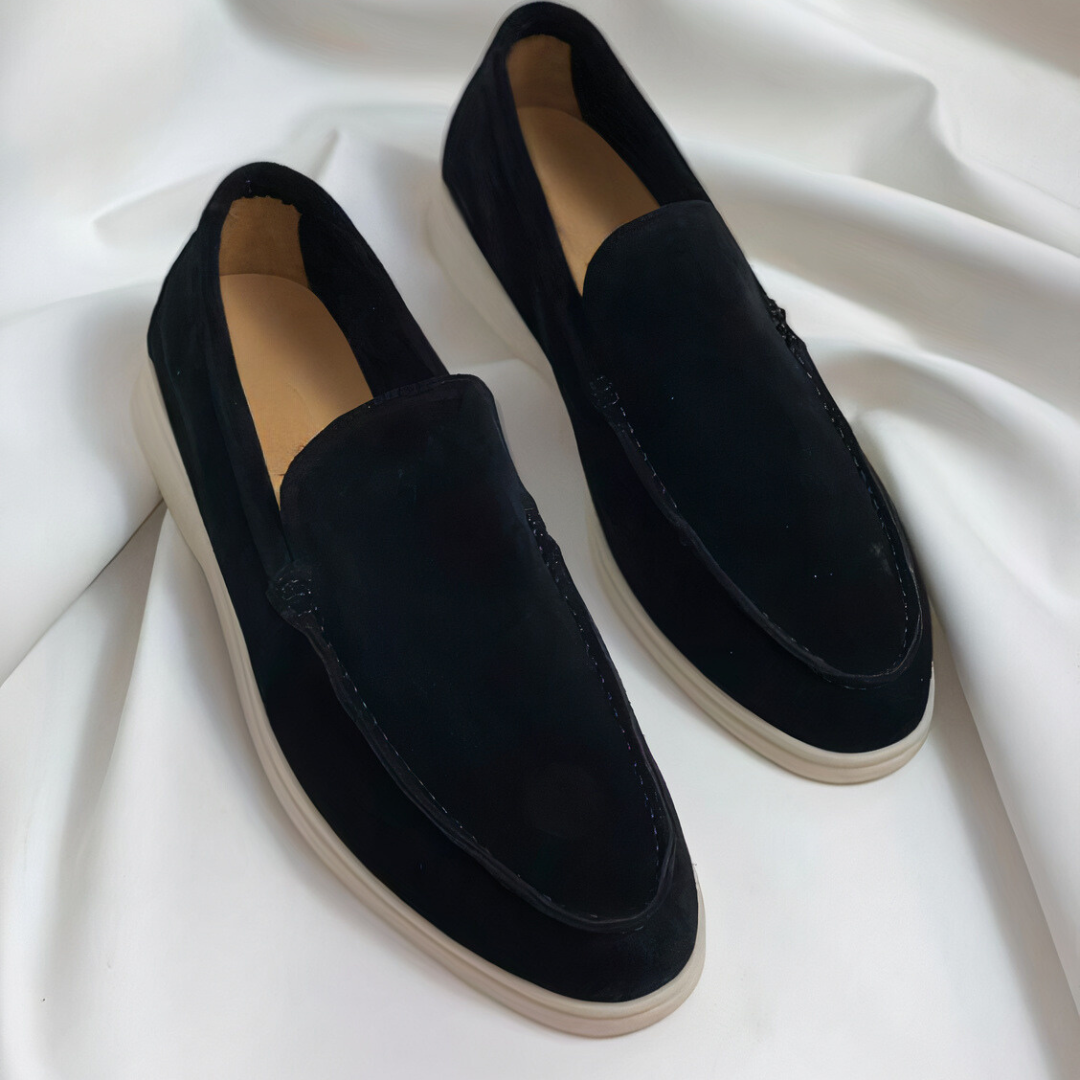 Classic Men's Leather Loafers - Lorenzo