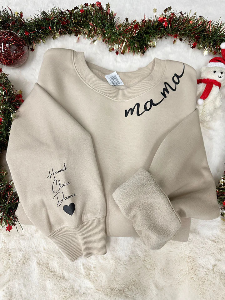 Mother's Day Gift | Embrace Hoodie | Personalisable with Names on the Sleeve