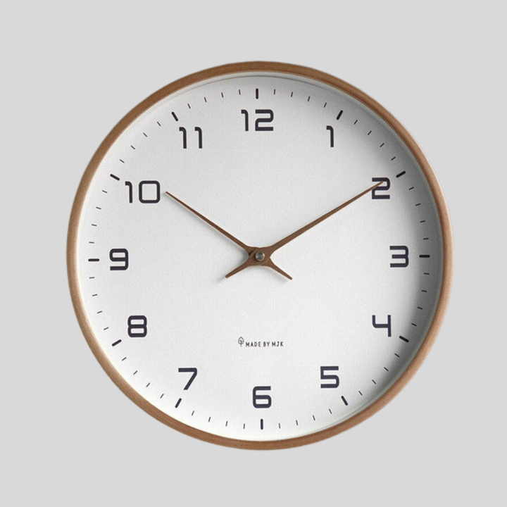 Exquisite Scandinavian Wooden Clock