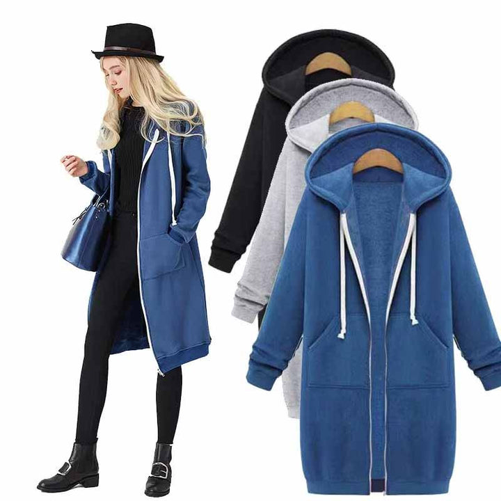 Casual Long Women's Cardigan - CozyZip