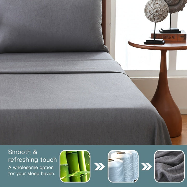 Bamboo Fibre Fitted Sheet Summer Edition – Luxurious Breathable Comfort