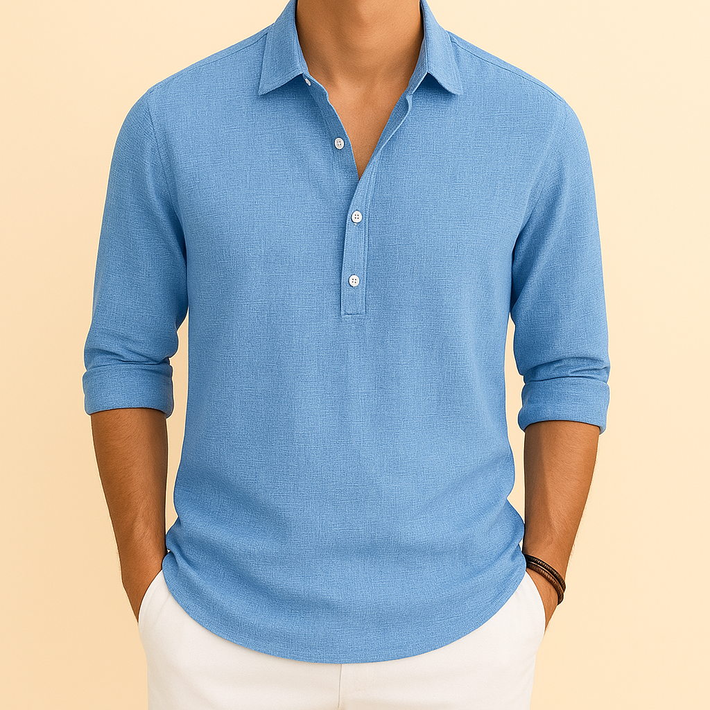 Men’s Loose LongSleeve Casual Shirt