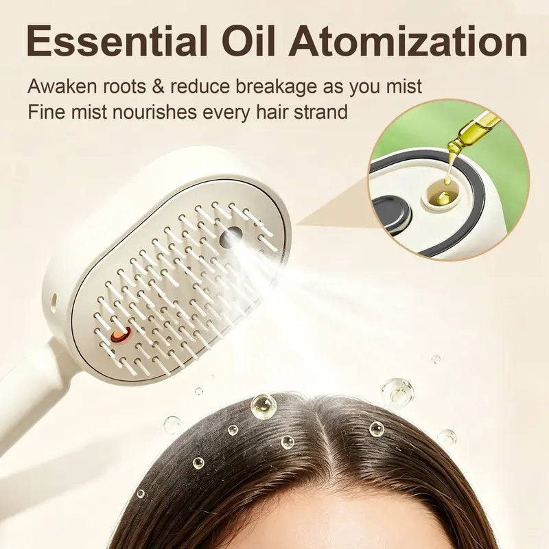 Spray Air Cushion Massage Comb for Smooth, Stress-Free Hair