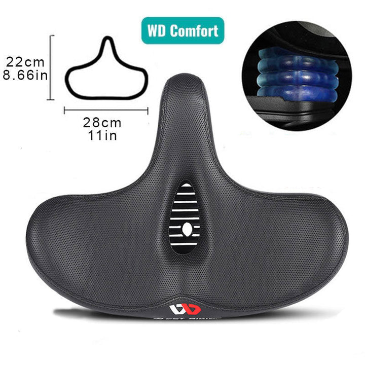 CyclePad Comfortable Bicycle Saddle with Extra Wide Seat