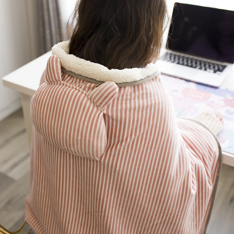 Soft USB heated blanket for the office, washable and 5 V