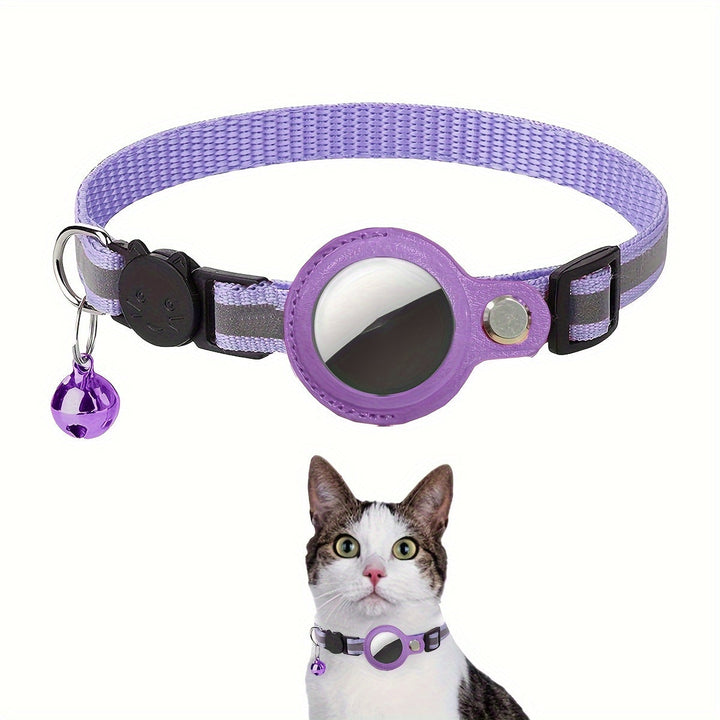 Reflective Cat Collar – Safety Buckle and Bell for Increased Visibility