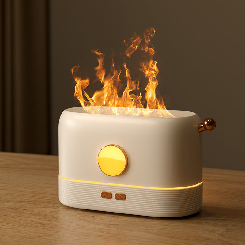 Compact USB flame diffuser with 200 ml water tank