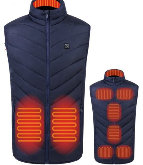 Heated gilet for women and men, also in camouflage