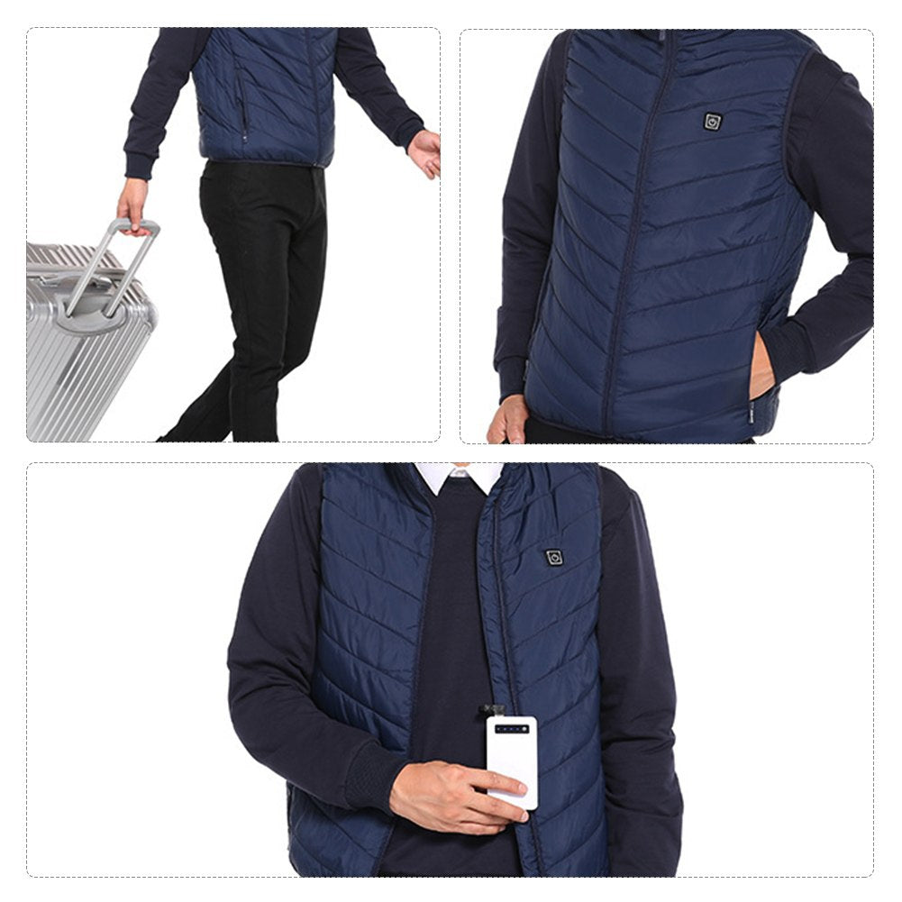 Heated gilet for women and men, also in camouflage
