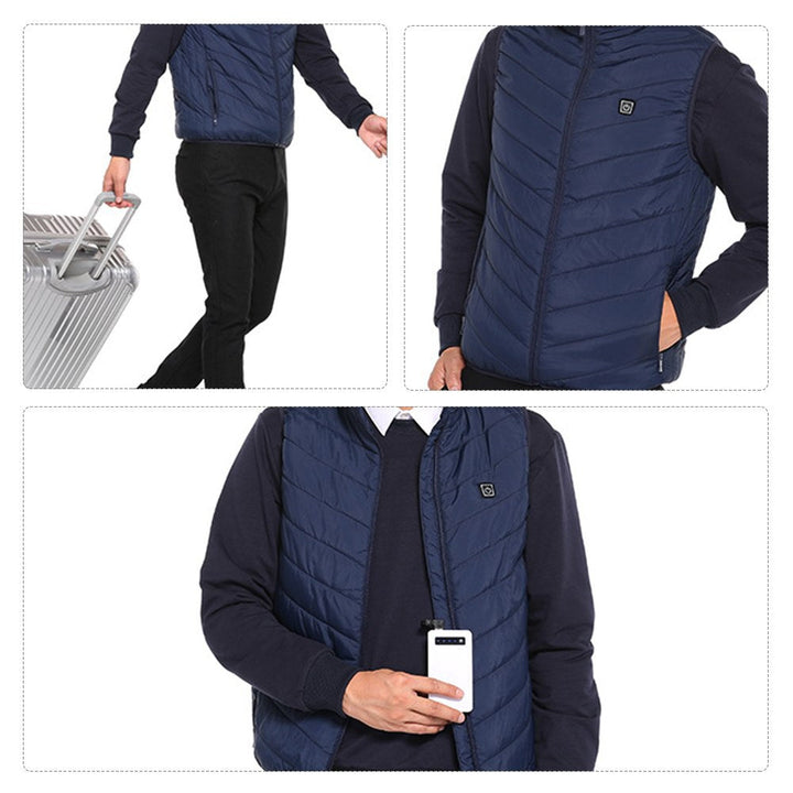 Heated gilet for women and men, also in camouflage