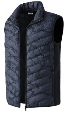 Heated gilet for women and men, also in camouflage