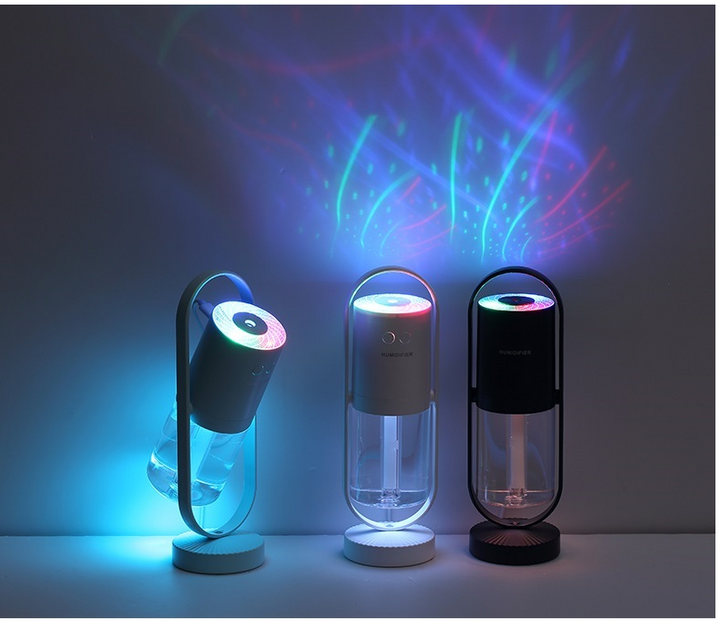 USB humidifier with projection light, quiet and suitable for the car