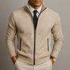 Davi™ | Modern Textured Zip Jumper