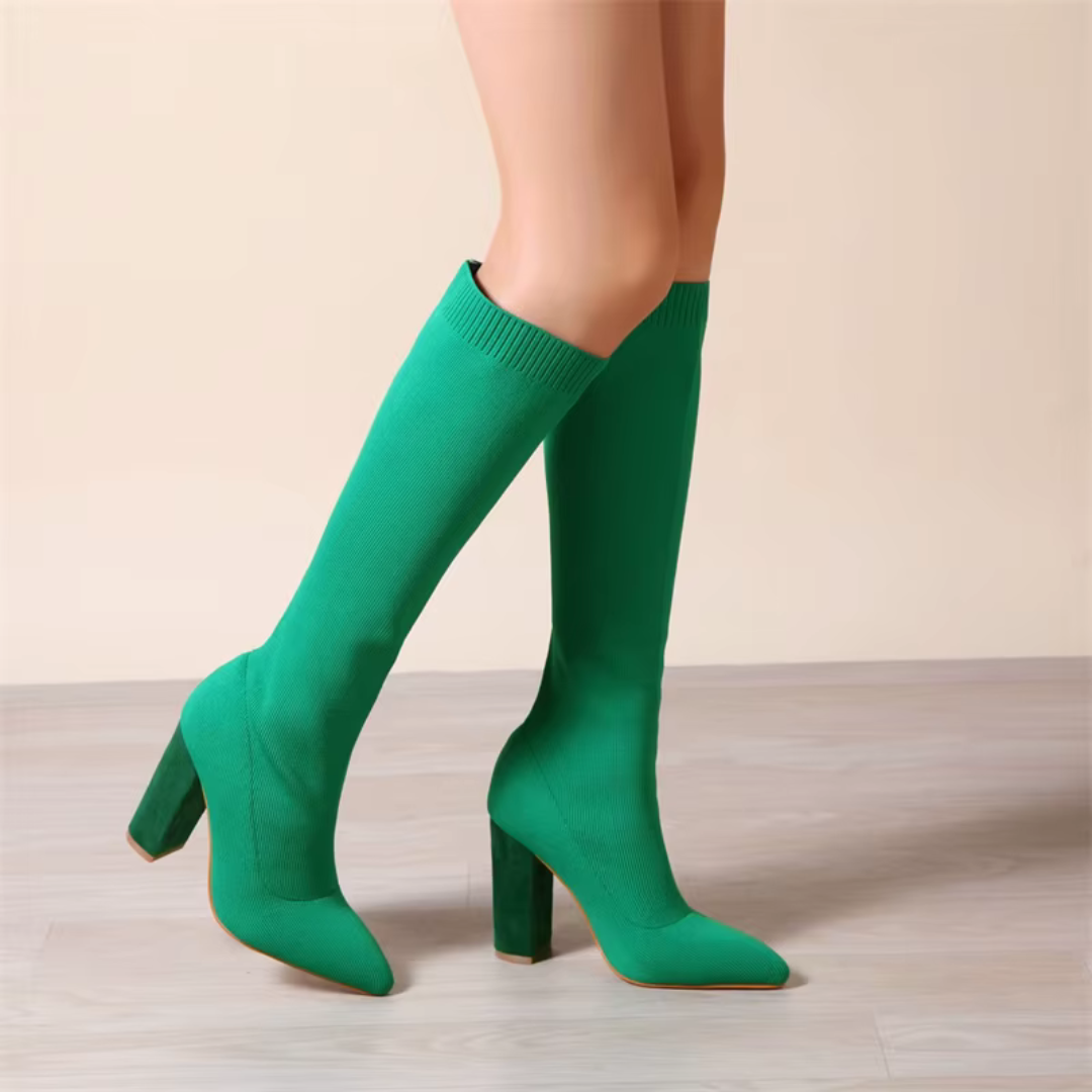 Women's Knee-High Stretch Boots