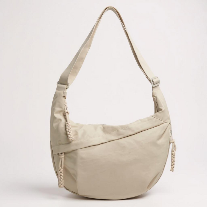 Crescent Shoulder Bag – Made from Sustainable Nylon with Adjustable Shoulder Strap
