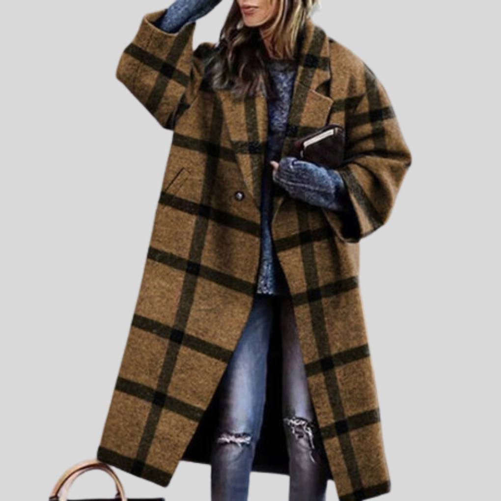 Women’s Long Winter Coat – Karlina Warm Layering Piece