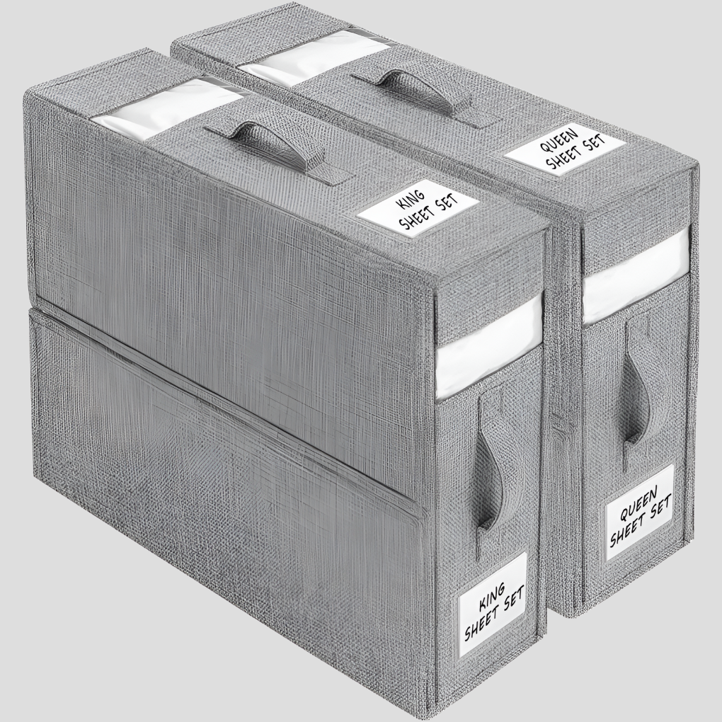 Foldable Bed Sheet Organizer Box