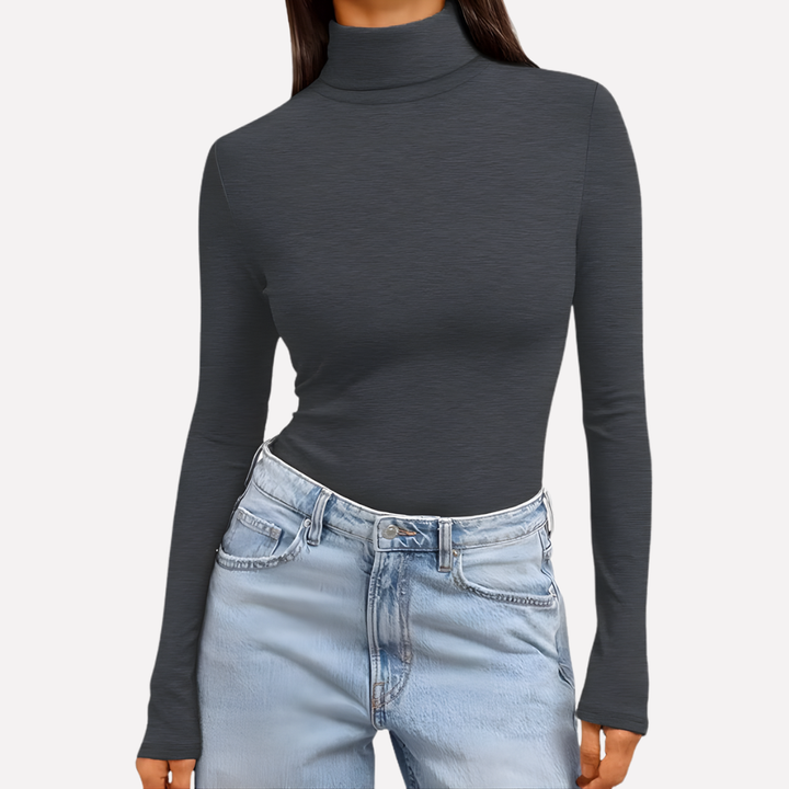 Women’s Turtleneck Long Sleeve Top