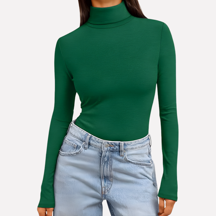 Women’s Turtleneck Long Sleeve Top