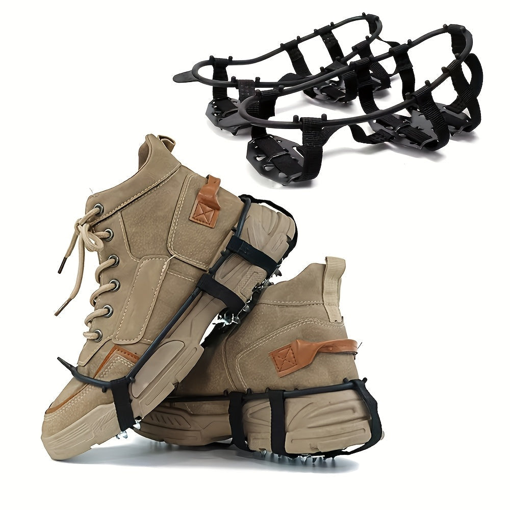 Anti-Slip Crampons with 24 Spikes – Perfect for Walking, Climbing and Winter Sports