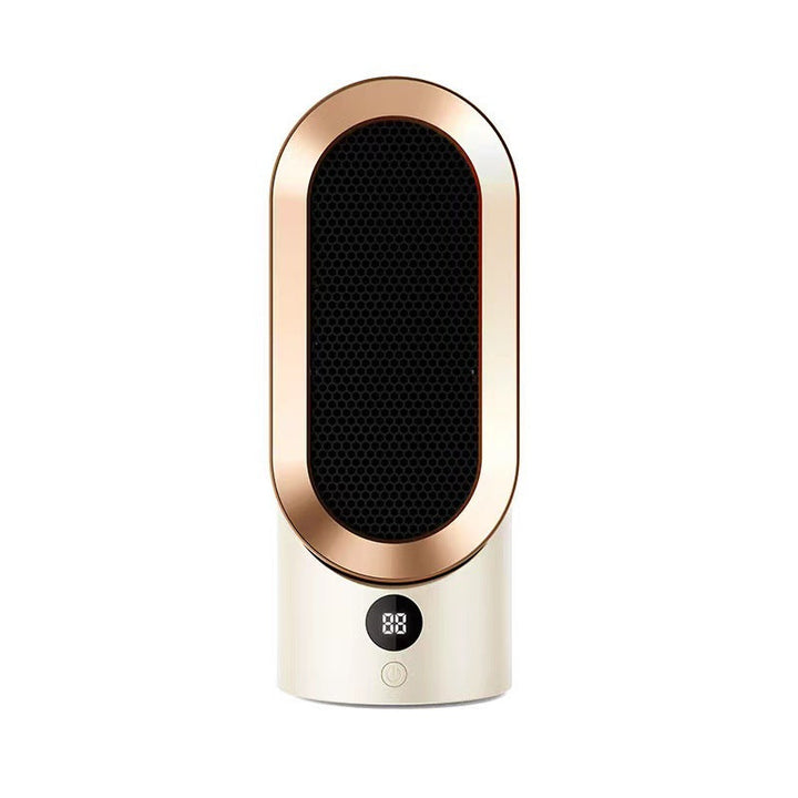 Compact fan heater with quick warmth and settings