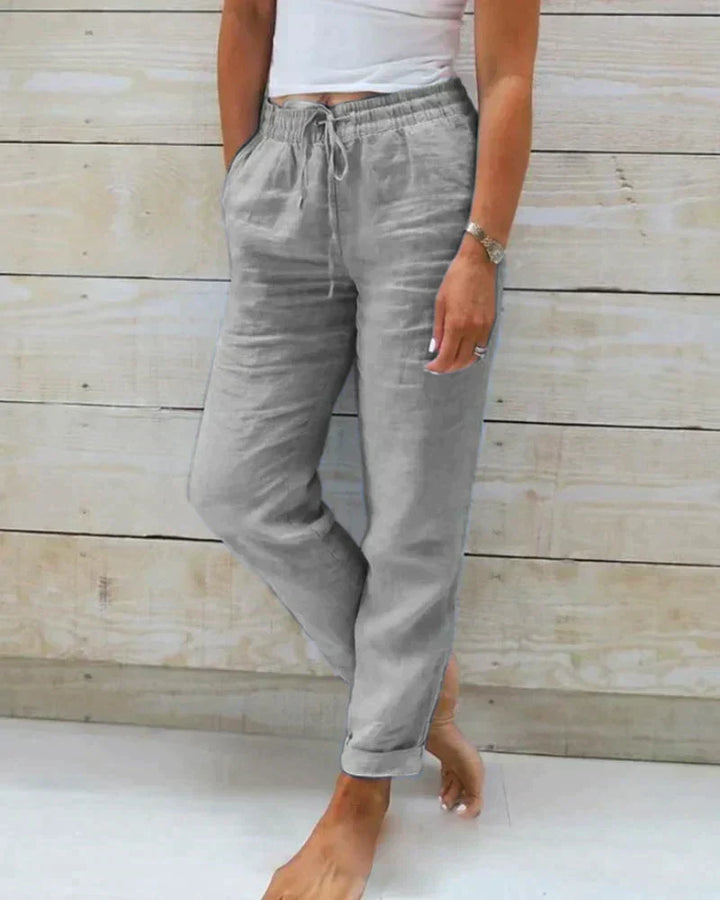 Stylish Linen Trousers for Women – Selina