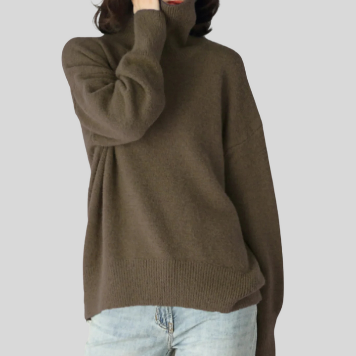 Modern Rollneck Sweater for Women – Elevated Cold-Weather Layer