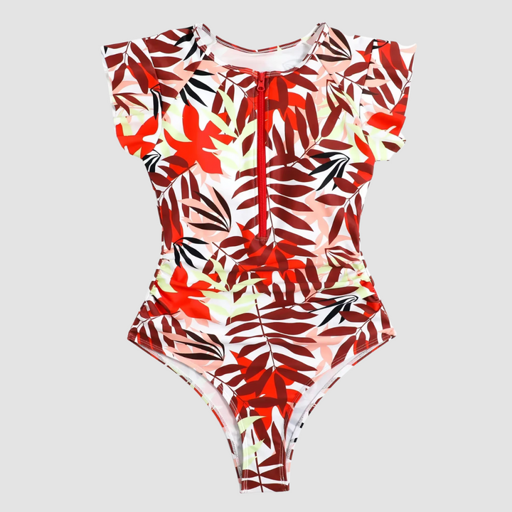 Mia – Zipper One-Piece Swimsuit