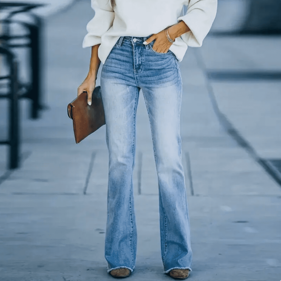 Slim Fit High-Waist Jeans for Women