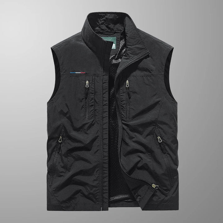 Breathable Multi-Pocket Vest for Men